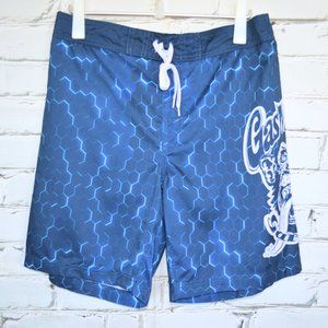 Gas Monkey Garage Blue Swim Shorts